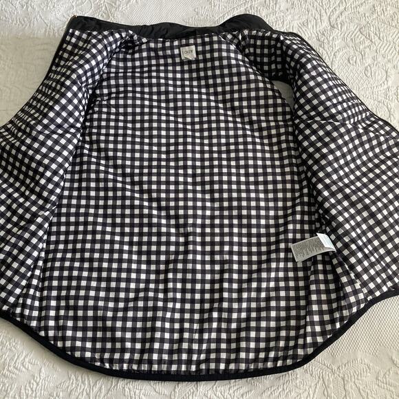 J. Crew Factory Black Quilt Puffer Vest Style BJ901 classic preppy Women’s Large - Picture 5 of 11